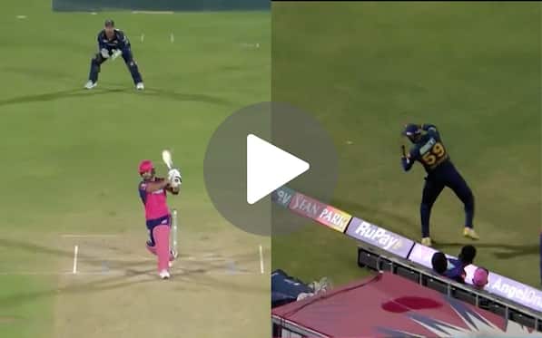 [Watch] Riyan Parag Goes Back To The Hut As Vijay Shankar Takes 'Catch Of The Day' In RR-GT Clash